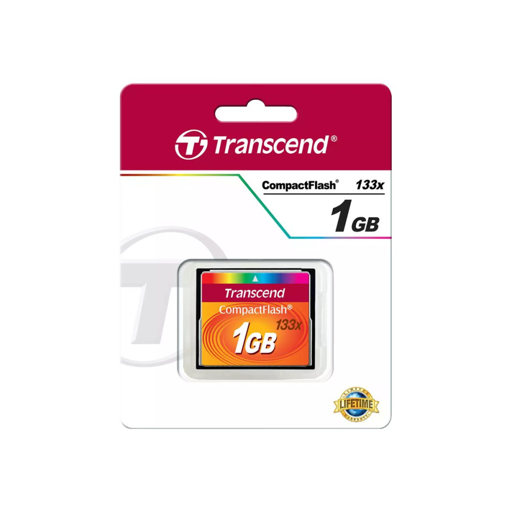 Produktbild för Transcend - flash-minneskort - 1 GB - CompactFlash