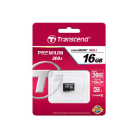 Produktbild för Transcend - flash-minneskort - 16 GB - microSDHC