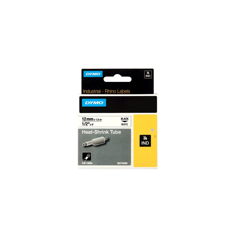 Produktbild för DYMO RhinoPRO Heat shrink tubing - fodral - Rulle (1,3 cm x 1,5 m)