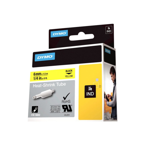 Newell Rubbermaid DYMO RhinoPRO Heat shrink tubing - fodral - Rulle (0,6 cm x 1,5 m)