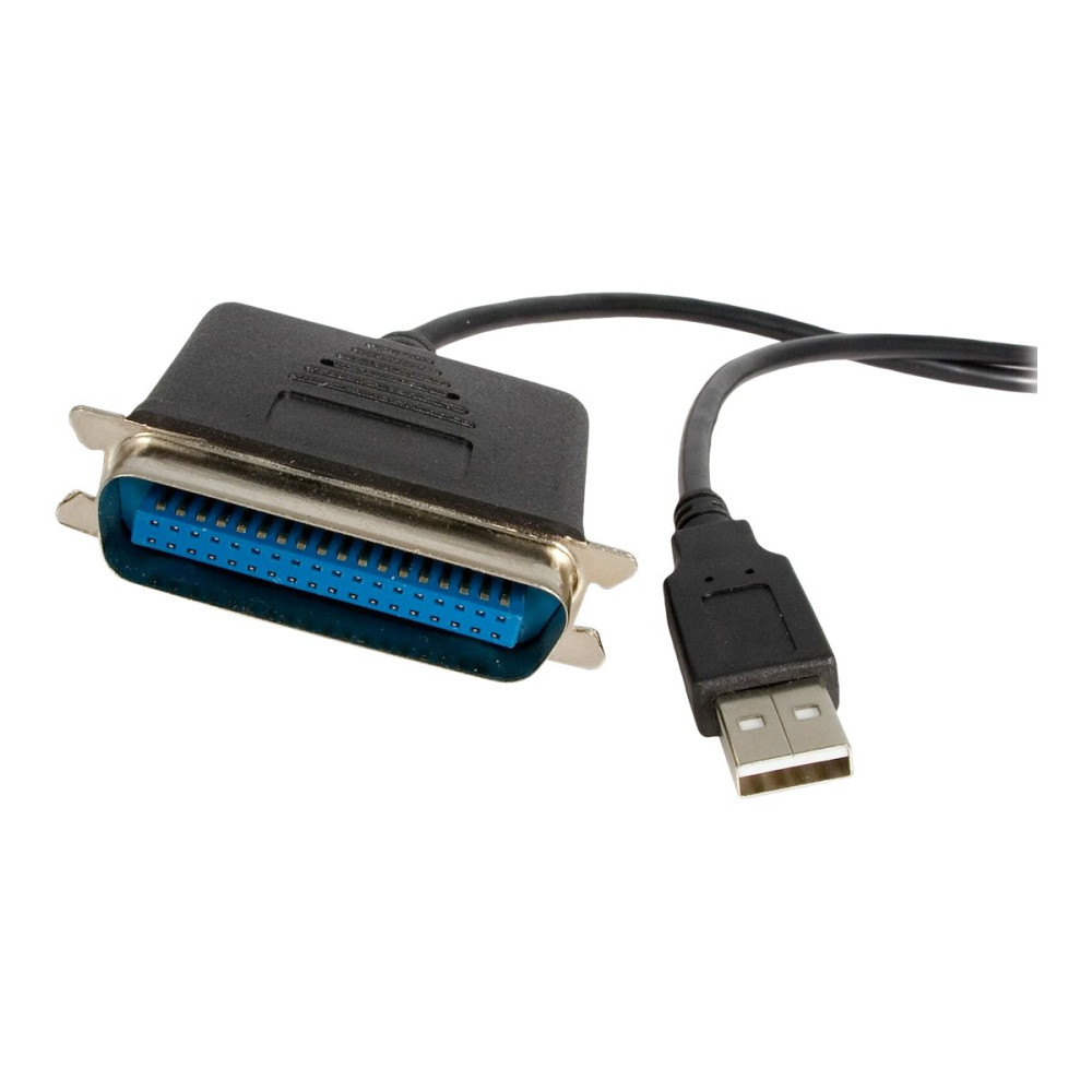 Produktbild för StarTech.com 1,8 m USB till parallell skrivaradapter - M/M - parallell adapter - USB 2.0 - IEEE 1284