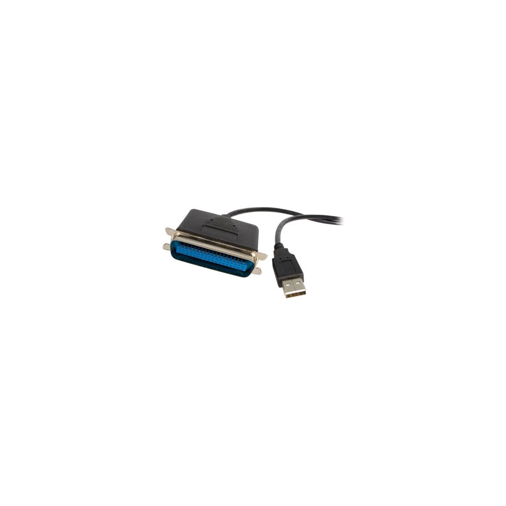 Produktbild för StarTech.com 1,8 m USB till parallell skrivaradapter - M/M - parallell adapter - USB 2.0 - IEEE 1284