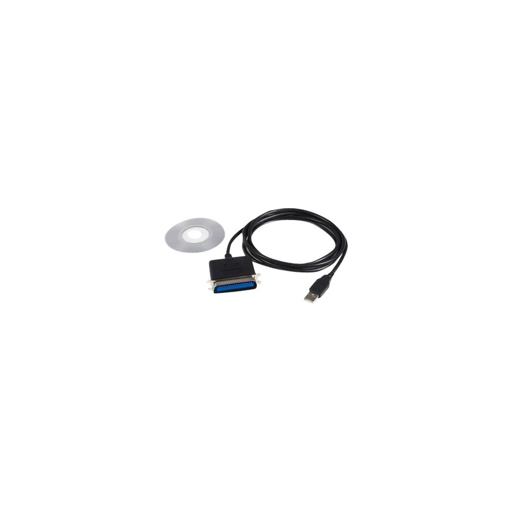Produktbild för StarTech.com 1,8 m USB till parallell skrivaradapter - M/M - parallell adapter - USB 2.0 - IEEE 1284