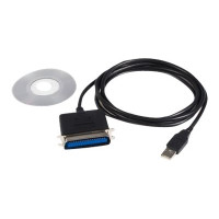 Produktbild för StarTech.com 1,8 m USB till parallell skrivaradapter - M/M - parallell adapter - USB 2.0 - IEEE 1284