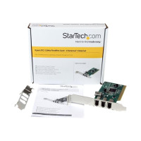 Produktbild för StarTech.com PCI 1394a FireWire-kortadapter med 4 portar – 3 externa 1 intern - FireWire-adapter - PCI - 3 portar