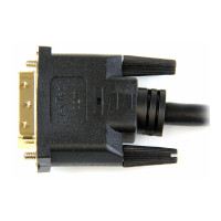 Produktbild för StarTech.com 6ft (1.8m) HDMI to DVI Cable, DVI-D to HDMI Display Cable (1920x1200p), Black, 19 Pin HDMI Male to DVI-D Male Cable Adapter, Digital Monitor Cable, M/M, Single Link - DVI to HDMI Cord (HDMIDVIMM6) - adapterkabel - 1.83 m
