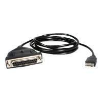 Produktbild för StarTech.com 6 ft / 2m USB to DB25 Parallel Printer Adapter Cable - 2 Meter USB to IEEE-1284 Printer Cable - USB A to DB25 M/F (ICUSB1284D25) - parallell adapter - USB 2.0 - IEEE 1284
