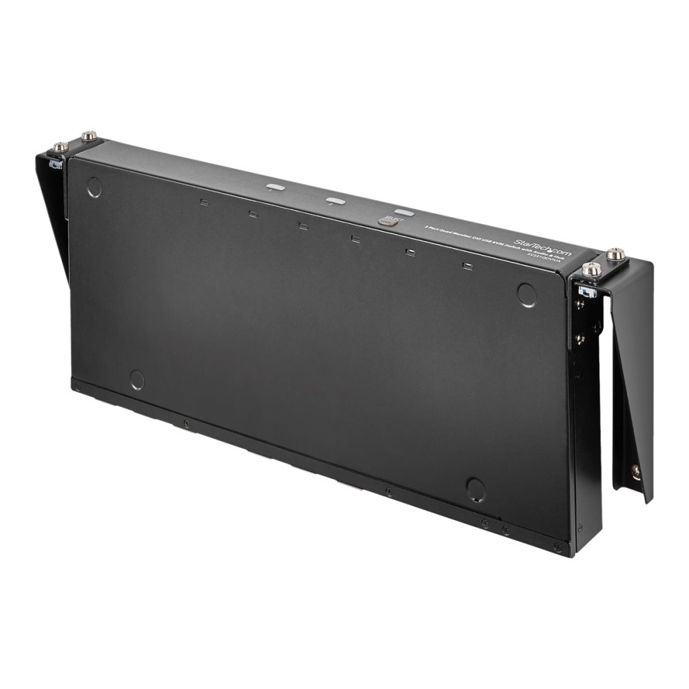 Produktbild för StarTech.com 1U Wall Mount Patch Panel Bracket - 19 in - Steel - Vertical Mounting Bracket for Networking and Data Equipment (RK119WALLV) - monteringsfäste - 1U