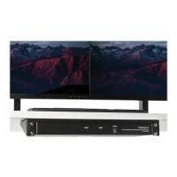 Produktbild för StarTech.com 1U Wall Mount Patch Panel Bracket - 19 in - Steel - Vertical Mounting Bracket for Networking and Data Equipment (RK119WALLV) - monteringsfäste - 1U