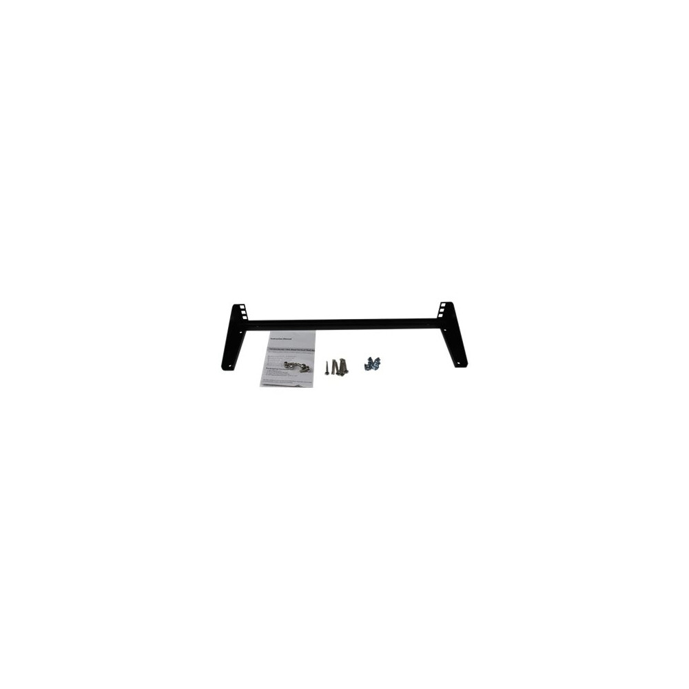 Produktbild för StarTech.com 1U Wall Mount Patch Panel Bracket - 19 in - Steel - Vertical Mounting Bracket for Networking and Data Equipment (RK119WALLV) - monteringsfäste - 1U