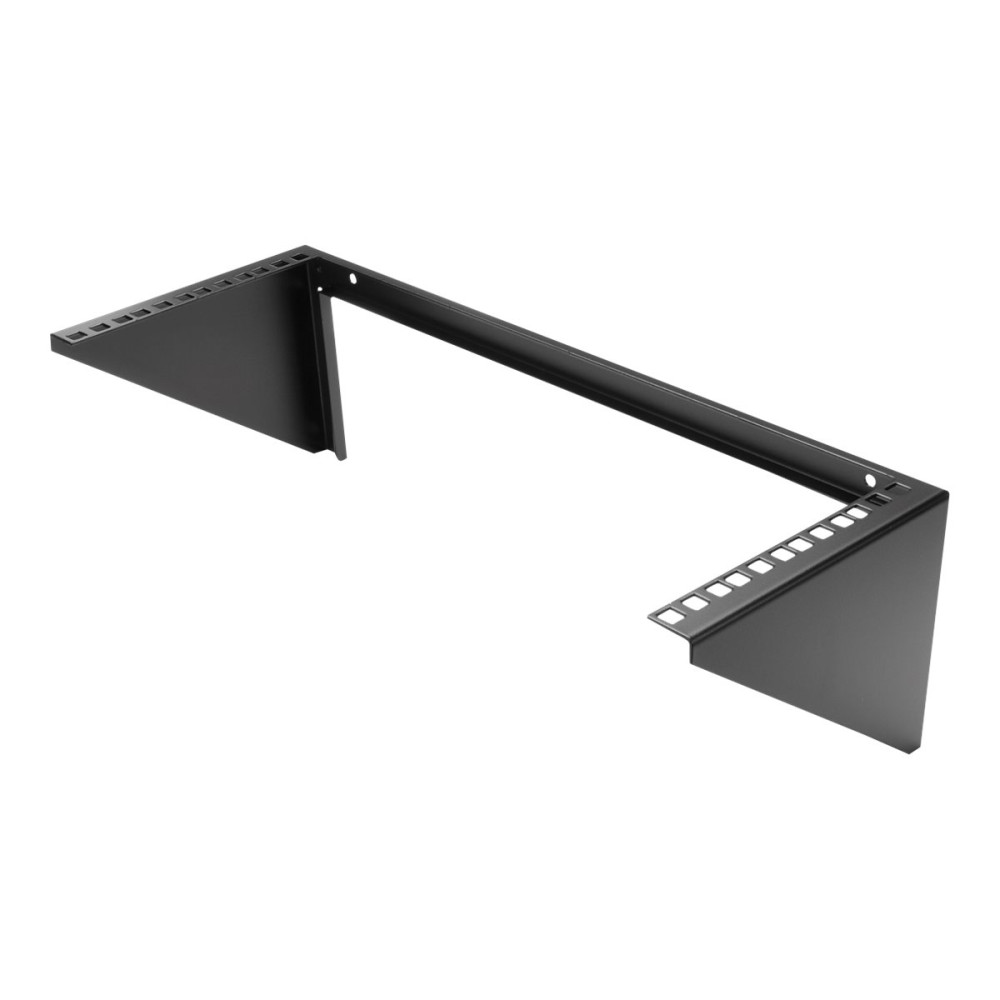 Produktbild för StarTech.com 4U Wall Mount Patch Panel Bracket - 19 inch Steel Vertical Mounting Bracket for Network and Data Equipment (RK419WALLV) - monteringsfäste - 4U