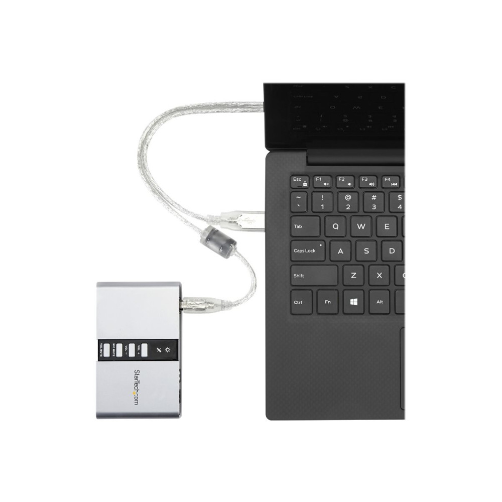 Produktbild för StarTech.com 7.1 USB-audio-adapter externt ljudkort med SPDIF digital audio - ljudkort - USB 2.0