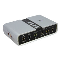Produktbild för StarTech.com 7.1 USB-audio-adapter externt ljudkort med SPDIF digital audio - ljudkort - USB 2.0