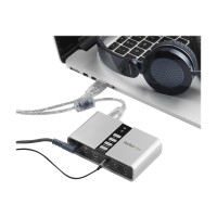 Produktbild för StarTech.com 7.1 USB-audio-adapter externt ljudkort med SPDIF digital audio - ljudkort - USB 2.0