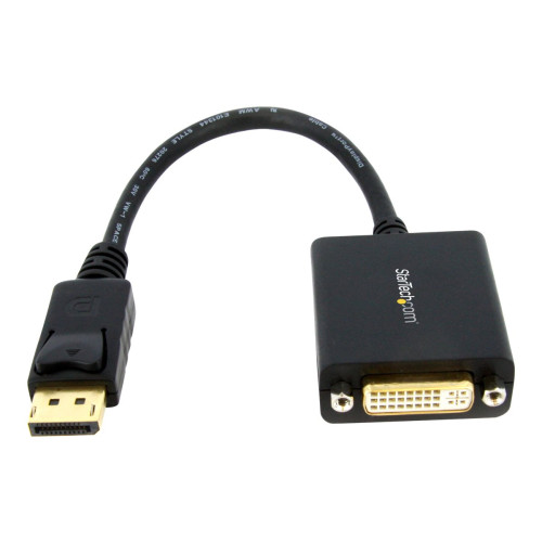 StarTech.com StarTech DisplayPort till DVI-adapter - DisplayPort till DVI-D-adapter videokonverterare 1080p - DP 1.2 till DVI-skärm/skärm-kabeladapter dongel - DP till DVI-adapter - Låsande DP-kontakt - DisplayPort-adapter - 15.2 cm
