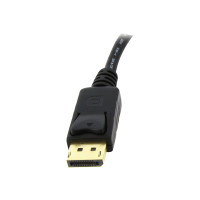 Produktbild för StarTech DisplayPort till DVI-adapter - DisplayPort till DVI-D-adapter videokonverterare 1080p - DP 1.2 till DVI-skärm/skärm-kabeladapter dongel - DP till DVI-adapter - Låsande DP-kontakt - DisplayPort-adapter - 15.2 cm