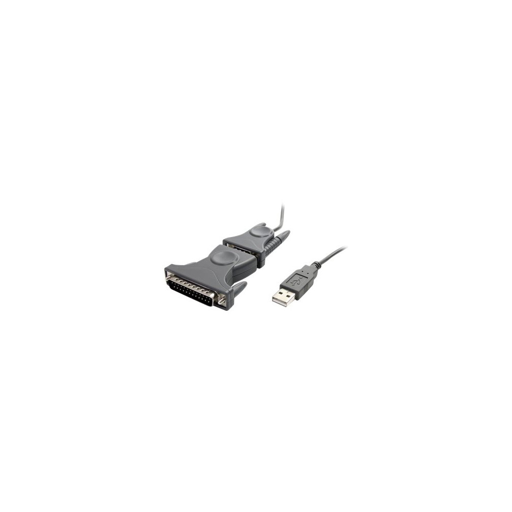 Produktbild för StarTech.com USB till RS232 DB9/DB25 seriell kabeladapter – M/M - seriell adapter - USB 2.0