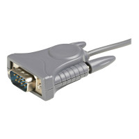 Produktbild för StarTech.com USB till RS232 DB9/DB25 seriell kabeladapter – M/M - seriell adapter - USB 2.0