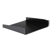 Produktbild för StarTech.com 2U Fixed Server Rack Mount Shelf, 16in Deep Steel Universal Cantilever Tray for 19" AV/Data/Network Equipment Rack with Cage Nuts & Screws, 44lbs Weight Capacity, 60" Deep - 2U Network Rack Shelf (CABSHELF) - hylla för rack