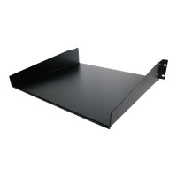 Produktbild för StarTech.com 2U Fixed Server Rack Mount Shelf, 16in Deep Steel Universal Cantilever Tray for 19" AV/Data/Network Equipment Rack with Cage Nuts & Screws, 44lbs Weight Capacity, 60" Deep - 2U Network Rack Shelf (CABSHELF) - hylla för rack