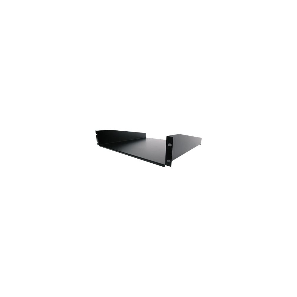 Produktbild för StarTech.com 2U Fixed Server Rack Mount Shelf, 16in Deep Steel Universal Cantilever Tray for 19" AV/Data/Network Equipment Rack with Cage Nuts & Screws, 44lbs Weight Capacity, 60" Deep - 2U Network Rack Shelf (CABSHELF) - hylla för rack