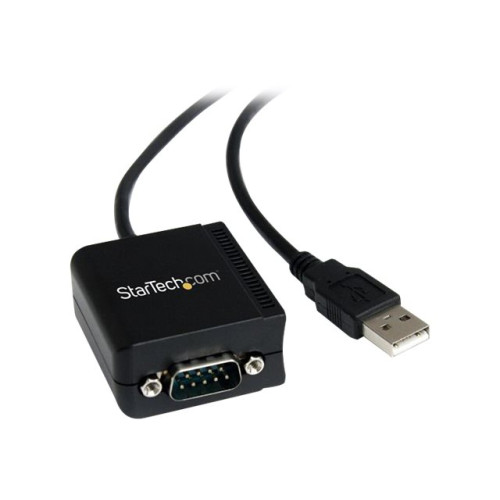 StarTech.com StarTech.com FTDI USB till seriell RS232-kabeladapter med 1 port och COM-retention - seriell adapter - USB - RS-232