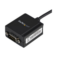 Produktbild för StarTech.com FTDI USB till seriell RS232-kabeladapter med 1 port och COM-retention - seriell adapter - USB - RS-232
