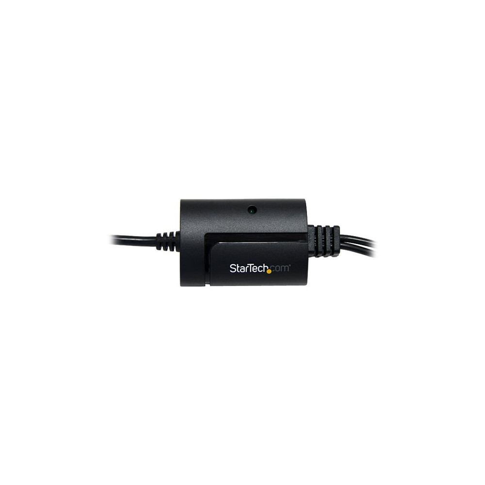 Produktbild för StarTech.com FTDI USB till seriell RS232-kabeladapter med 2 portar och COM-retention - seriell adapter - USB - RS-232 x 2