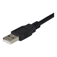 Produktbild för StarTech.com FTDI USB till seriell RS232-kabeladapter med 2 portar och COM-retention - seriell adapter - USB - RS-232 x 2