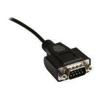 Produktbild för StarTech.com FTDI USB till seriell RS232-kabeladapter med 2 portar och COM-retention - seriell adapter - USB - RS-232 x 2