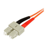 Produktbild för StarTech.com 3m Fiber Optic Cable - Multimode Duplex 62.5/125 - LSZH - LC/SC - OM1 - LC to SC Fiber Patch Cable (FIBLCSC3) - nätverkskabel - 3 m - 3 m