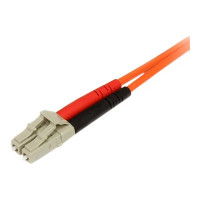 Produktbild för StarTech.com 3m Fiber Optic Cable - Multimode Duplex 62.5/125 - LSZH - LC/SC - OM1 - LC to SC Fiber Patch Cable (FIBLCSC3) - nätverkskabel - 3 m - 3 m