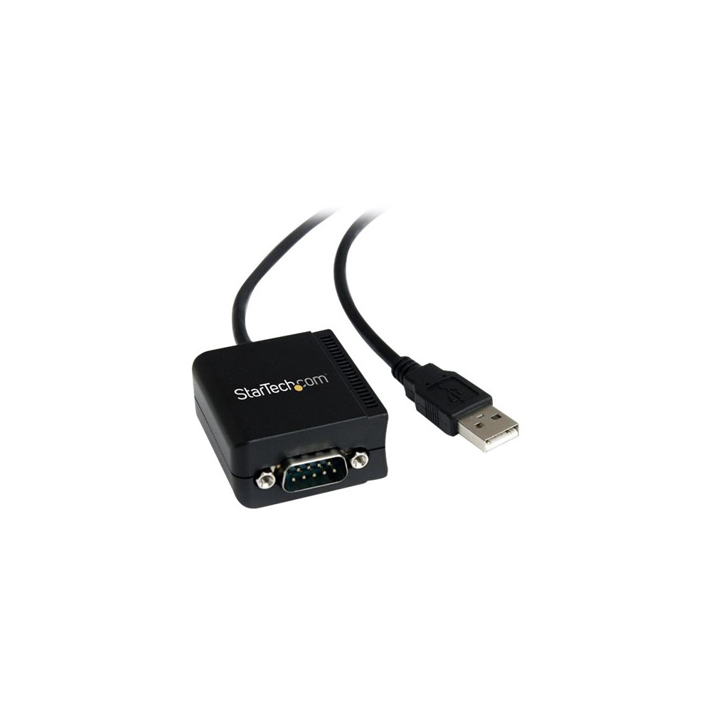 Produktbild för StarTech.com FTDI USB till seriell RS232-kabeladapter med 1 port och optisk isolering - seriell adapter - USB - RS-232