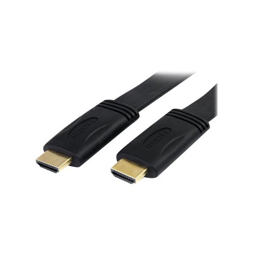 StarTech.com 5 m platt Höghastighets-HDMI-kabel med Ethernet - Ultra HD 4k x 2k HDMI-kabel - HDMI till HDMI M/M - HDMI-kabel med Ethernet - 5 m -