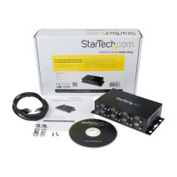 Produktbild för Startech USB till DB9 RS232 seriell  adapterhubb med 8 portar - Industriell DIN Rail och väggmonterbar - seriell adapter - USB 2.0 - RS-232 x 8