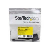 Produktbild för StarTech Mini DisplayPort till DVI videoadapter - Svart Mini DP till DVI - 1920x1200 - DVI-adapter - 17 cm