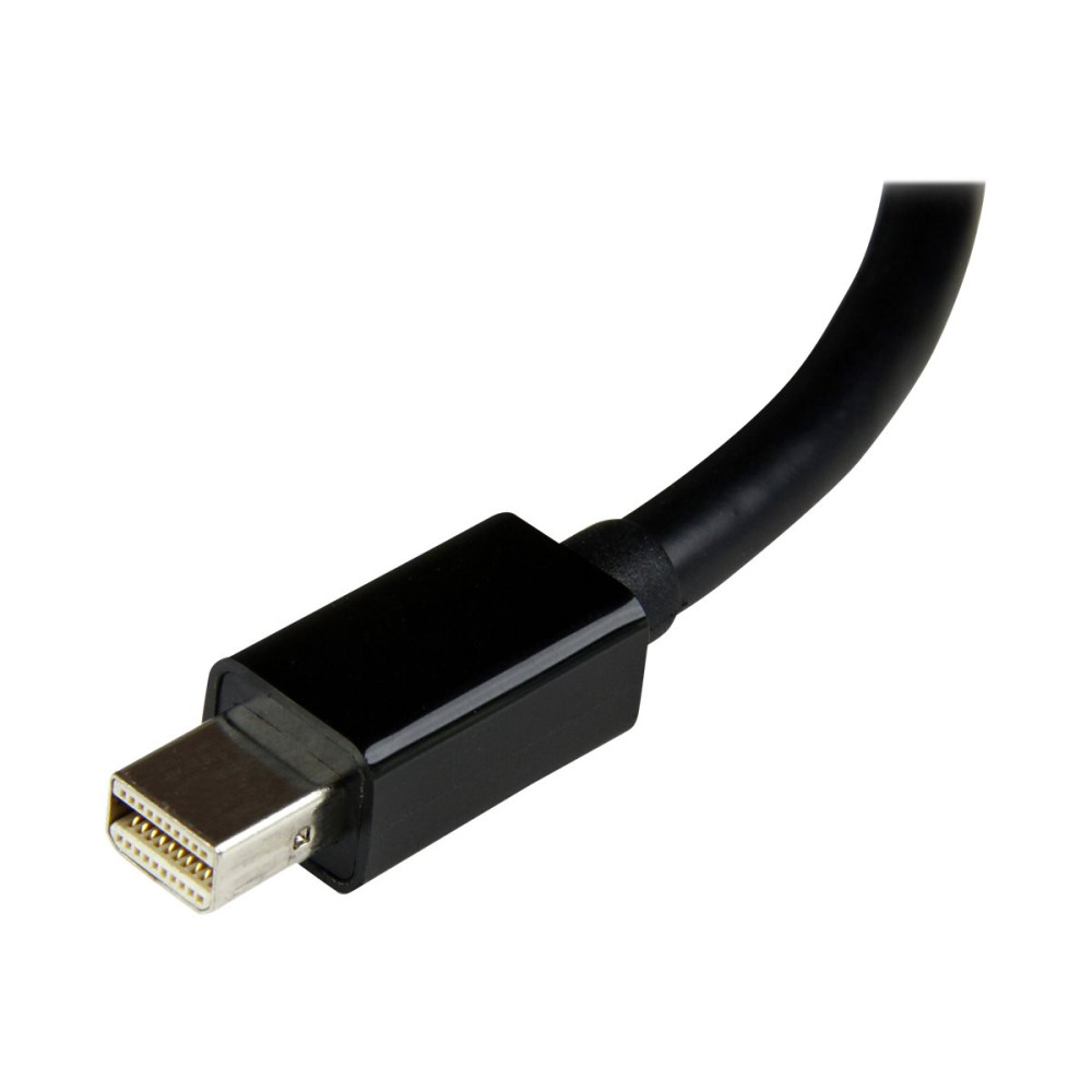 Produktbild för StarTech Mini DisplayPort till DVI videoadapter - Svart Mini DP till DVI - 1920x1200 - DVI-adapter - 17 cm