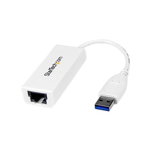 StarTech.com Startech USB 3.0 to Gigabit Ethernet Network Adapter - 10/100/1000 NIC - USB to RJ45 LAN Adapter for PC Laptop or MacBook (USB31000SW) - nätverksadapter - USB 3.0 - Gigabit Ethernet