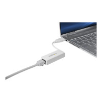 Produktbild för Startech USB 3.0 to Gigabit Ethernet Network Adapter - 10/100/1000 NIC - USB to RJ45 LAN Adapter for PC Laptop or MacBook (USB31000SW) - nätverksadapter - USB 3.0 - Gigabit Ethernet