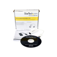 Produktbild för Startech USB 3.0 to Gigabit Ethernet Network Adapter - 10/100/1000 NIC - USB to RJ45 LAN Adapter for PC Laptop or MacBook (USB31000SW) - nätverksadapter - USB 3.0 - Gigabit Ethernet