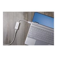 Produktbild för Startech USB 3.0 to Gigabit Ethernet Network Adapter - 10/100/1000 NIC - USB to RJ45 LAN Adapter for PC Laptop or MacBook (USB31000SW) - nätverksadapter - USB 3.0 - Gigabit Ethernet