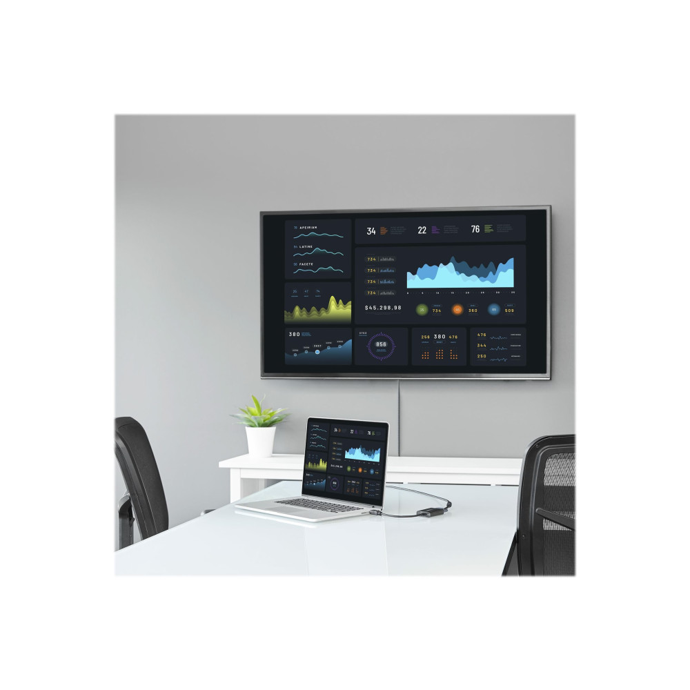 Produktbild för StarTech.com HDMI till VGA-videoadapter med audio för stationär/bärbar dator/Ultrabook - 1920x1080 - videokort - HDMI/VGA/ljud - 25 cm