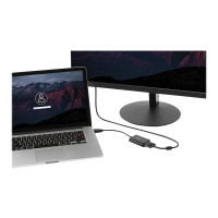 Produktbild för StarTech.com HDMI till VGA-videoadapter med audio för stationär/bärbar dator/Ultrabook - 1920x1080 - videokort - HDMI/VGA/ljud - 25 cm