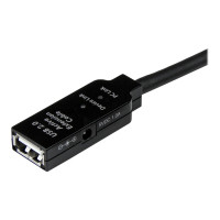 Produktbild för StarTech.com 25 m aktiv USB 2.0-förlängningskabel - M/F - USB-förlängningskabel - USB till USB - 25 m