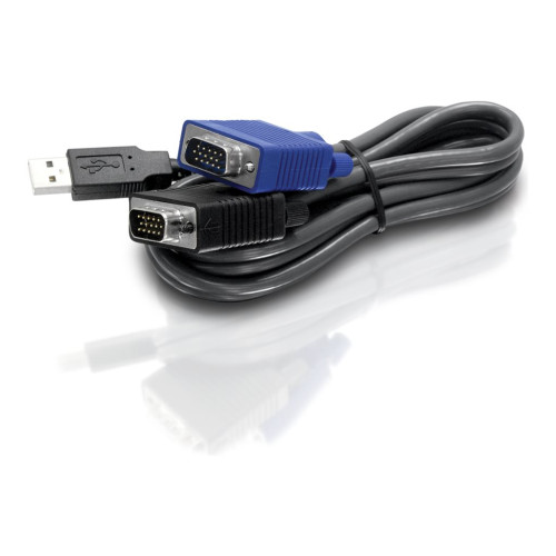 TRENDnet TRENDnet TK CU15 - tangentbords-/video-/muskabel - 4.5 m