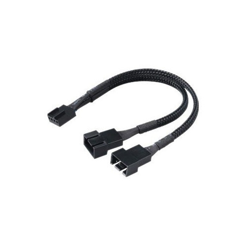 AKASA Akasa PWM Fan Splitter - strömdelare för fläkt - 4-stifts PWM till 4-stifts PWM - 15 cm