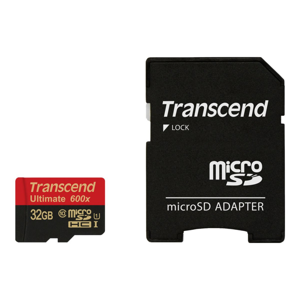Produktbild för Transcend Ultimate series TS32GUSDHC10U1 - flash-minneskort - 32 GB - SDHC UHS-I