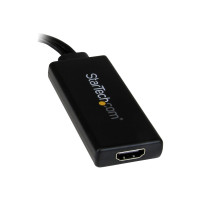Produktbild för StarTech.com VGA till HDMI-adapter med USB-audio & -ström – bärbar VGA till HDMI-konverterare – 1080p - adapterkabel - HDMI/VGA/ljud/USB - 26 cm