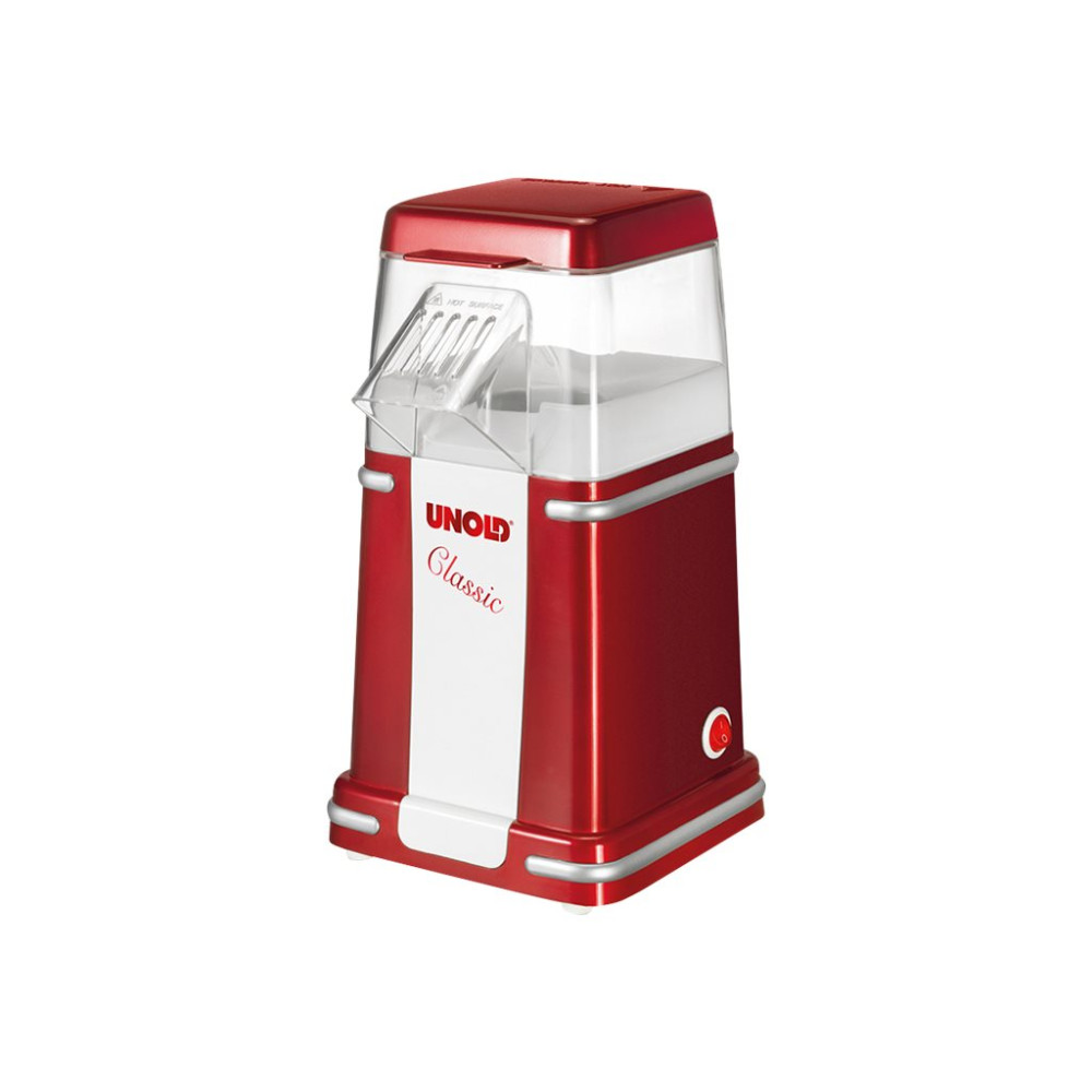 Produktbild för UNOLD 48525 - popcornmaskin - metallisk röd/silver/vit