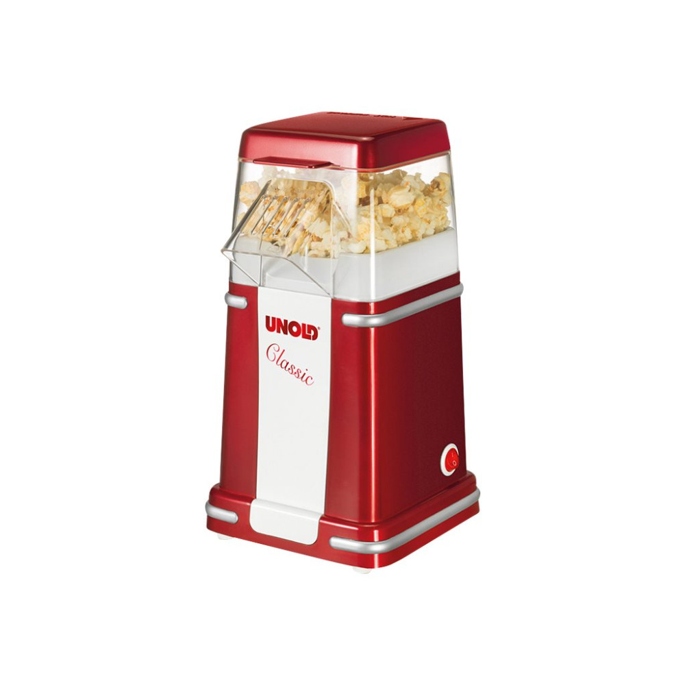 Produktbild för UNOLD 48525 - popcornmaskin - metallisk röd/silver/vit
